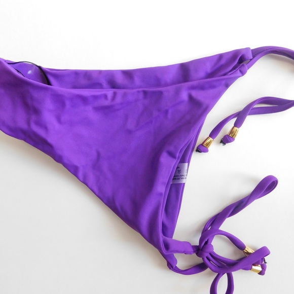 Purple Two Piece Bathing Suit - Picture 2 of 6